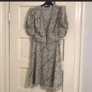 Primark white hot sale polka dot dress